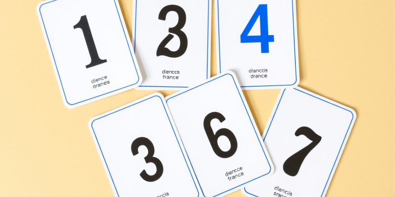 French Numbers 1-20 Flashcards