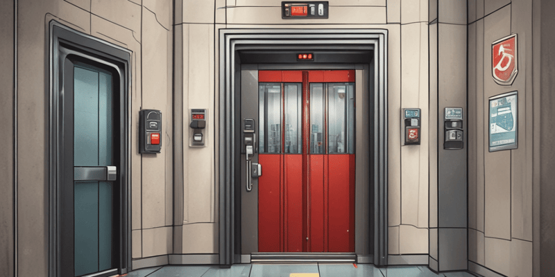 Rescue Techniques in Elevators with Electric Emergency System