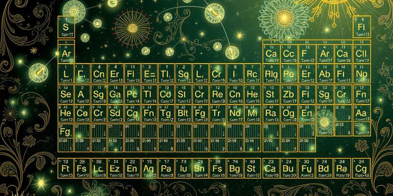 Electrons and the Periodic Table Quiz