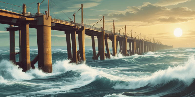 Energy from Ocean: Tidal Power