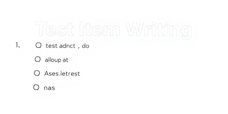 Effective Test Item Writing Guidelines