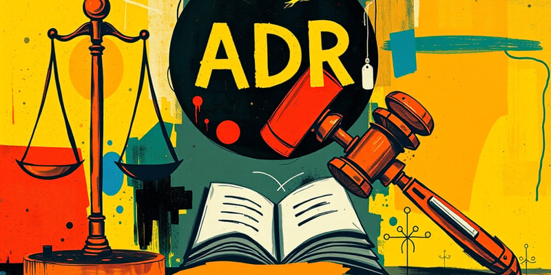 Risoluzione delle Controversie ADR nel Codice Pubblico