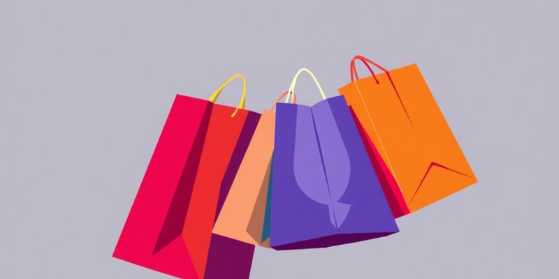 Shopping and Sale Vocabulary