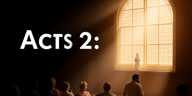 Biblical Conversion in Acts 2