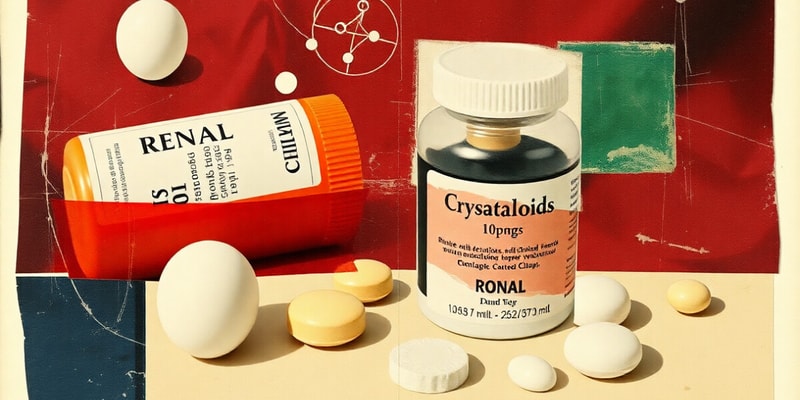 Renal Medications - Tonicity and Crystalloids