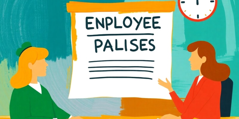 Employee Policies on Upgrades and Sick Leave