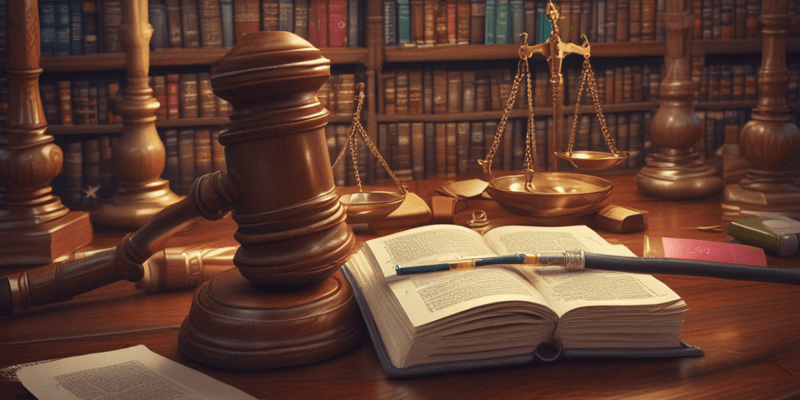 RVW 210 Tutorial 1: Legal Terminology and Concepts