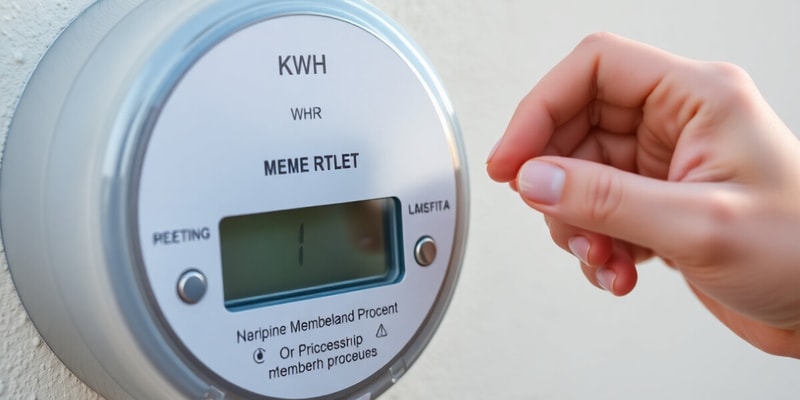 kWh Meter Location Transfer and Requirements