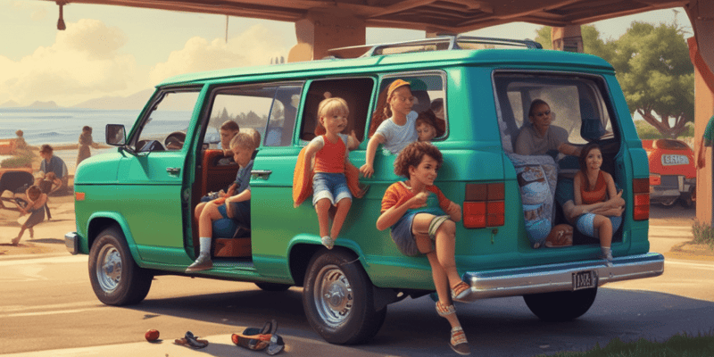 Carsickness in the Family Van