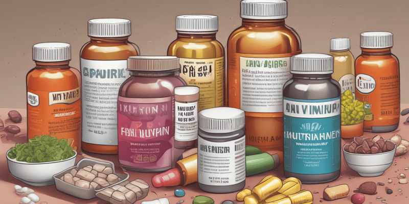 Vitamins as Medicines and Their Role in Health