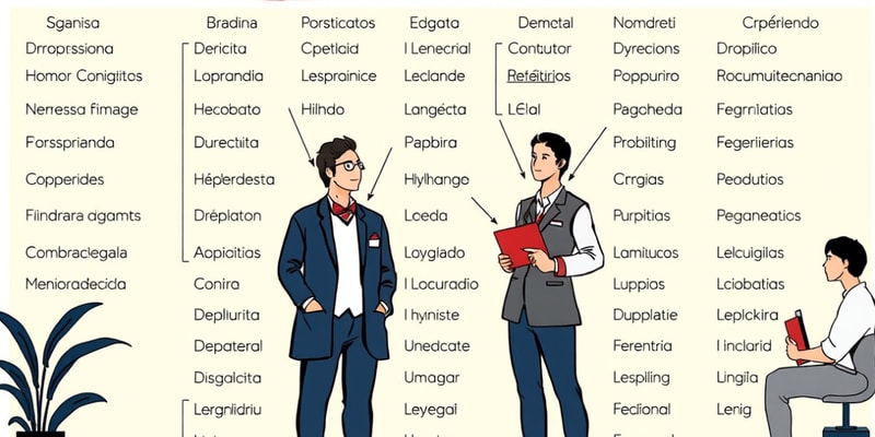 Professions in Spanish