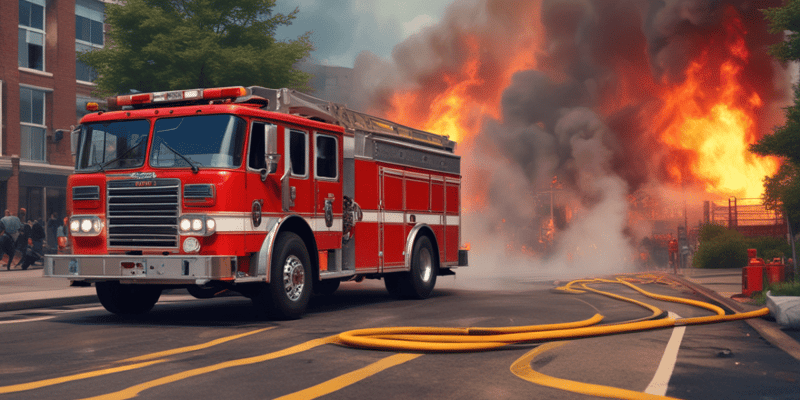 Red Fireground Procedures in Fire Incidents