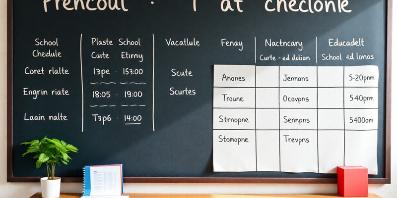 Le système scolaire français