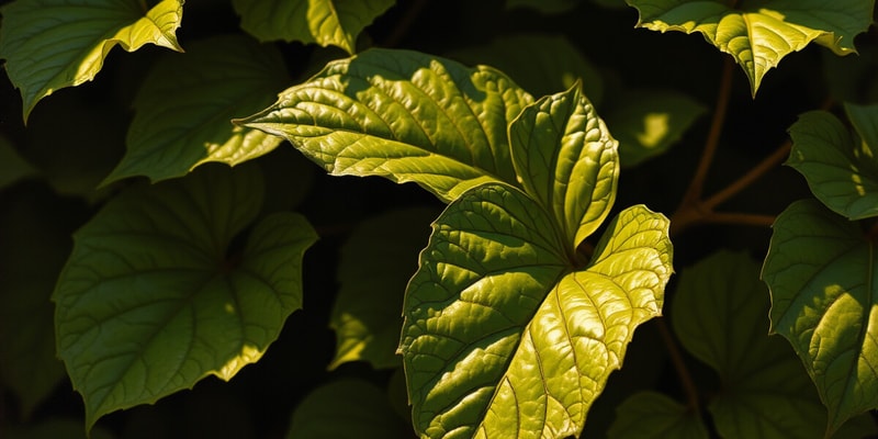 Plant Leaves Flashcards