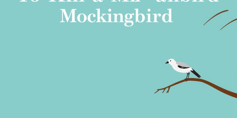 To Kill a Mockingbird Chapters 1-11 Summaries