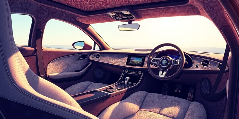 Interior Design of Sports Cars