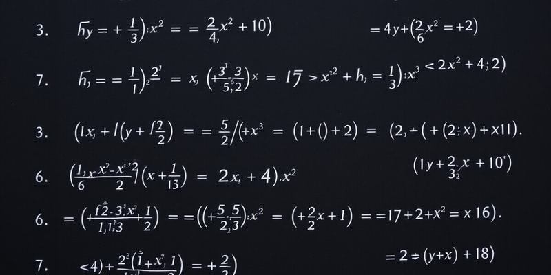 Solving Linear Equations Quiz