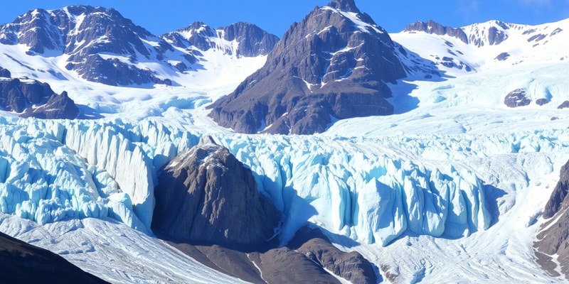 Valley and Continental Glaciers