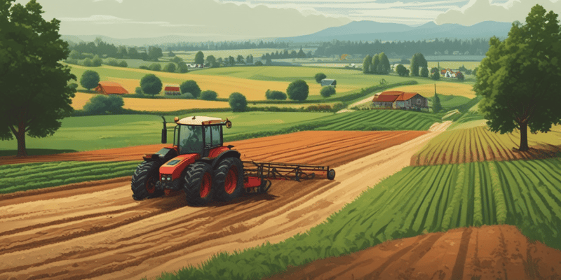 Farm Types: Small Farm and Plantation Farming