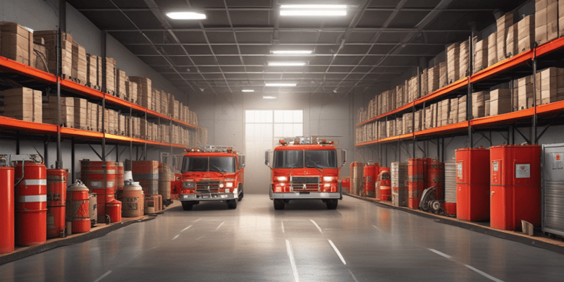 Romeoville Fire Department Warehouse Operations Manual Quiz