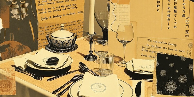 Table Setting and Etiquette Quiz