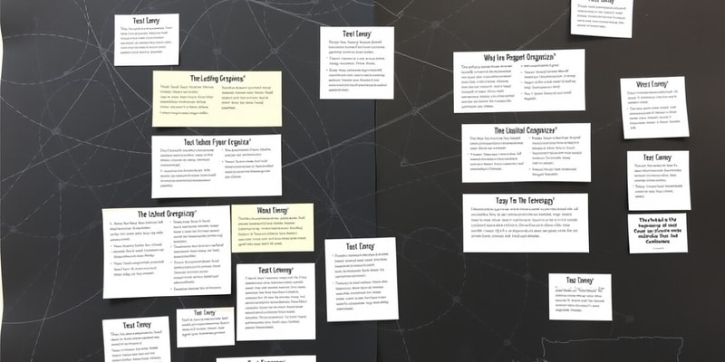 Graphic Organizers Overview