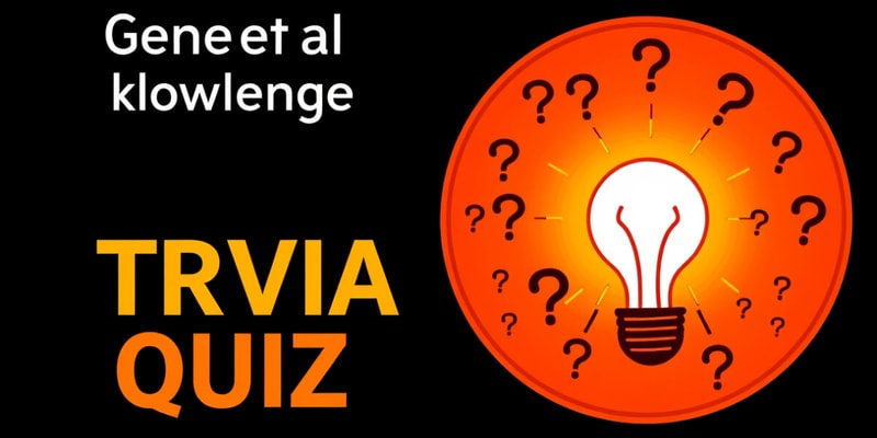 General Knowledge Quiz