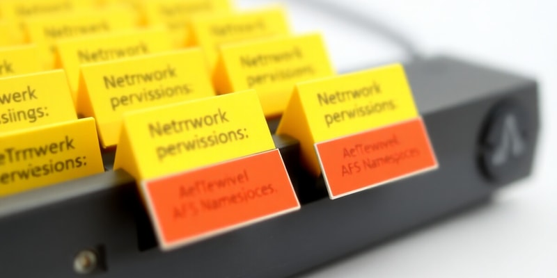 Windows Server Network Permissions Quiz