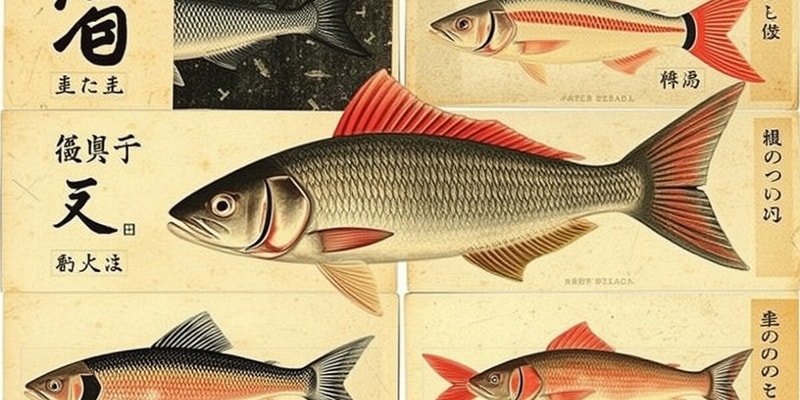 Japanese Fish Names Flashcards