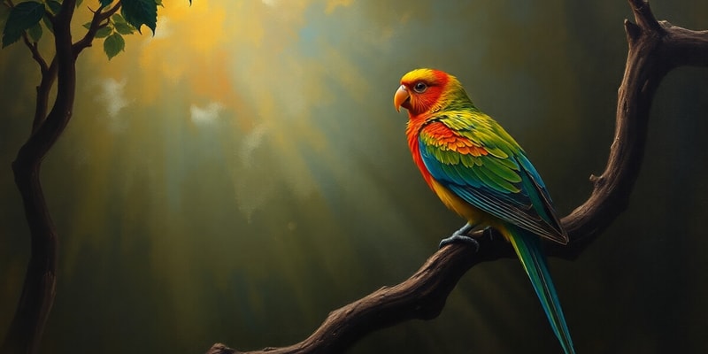 Extinct Birds: Moa and Carolina Parakeet