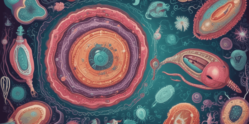Parasitology Quiz: Protozoa and Helminth Diseases