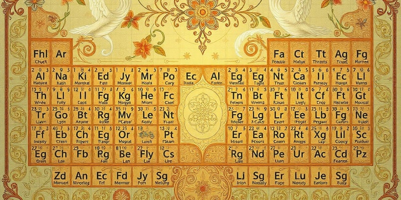 Chemische Elementen Quiz