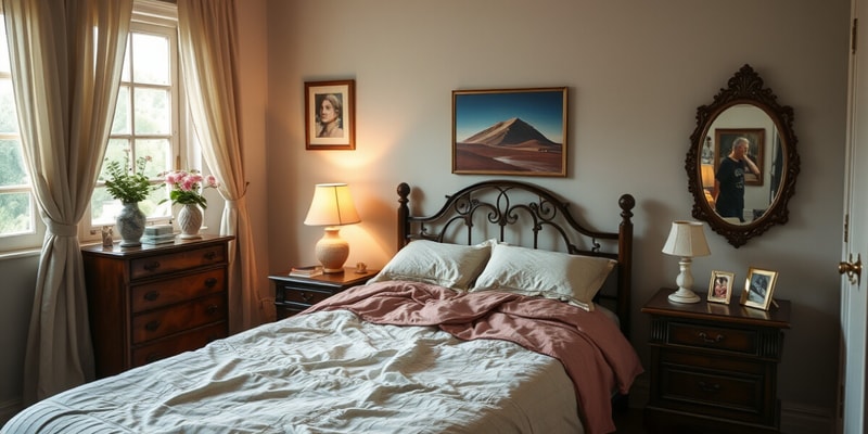 Visualization of a Bedroom Scene