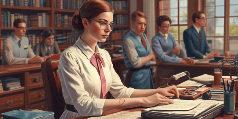 Clerical Work at Mid-Century