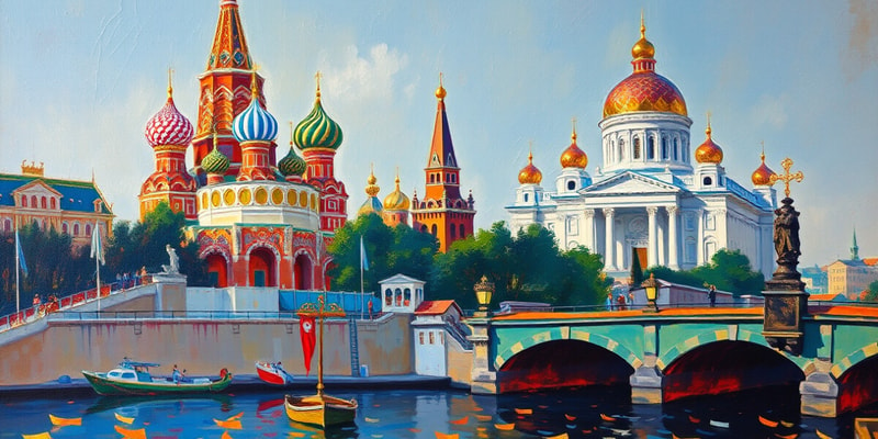 Moscow and St. Petersburg Landmarks