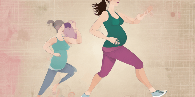 Allenamento donna in gravidanza: Aerobico