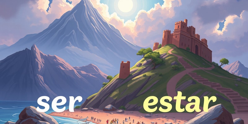 Spanish Ser vs. Estar Quiz