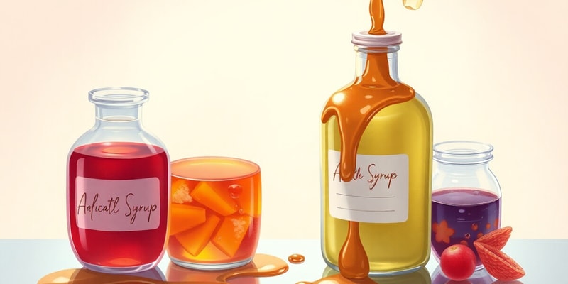 Syrups: Composition and Properties