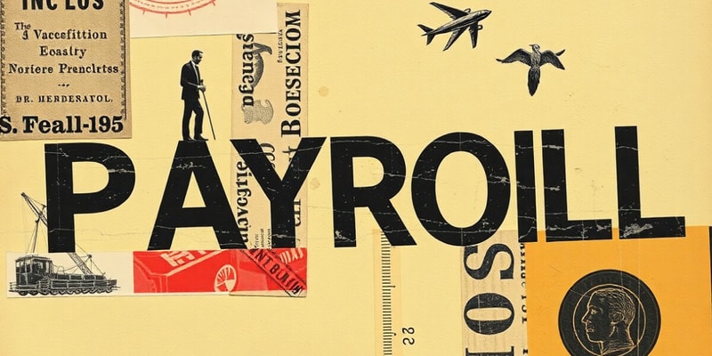 Payroll Concepts and Types of Pay