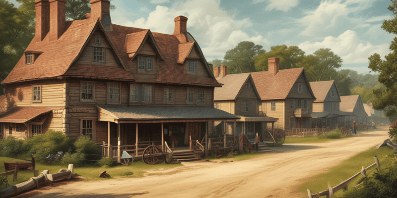 Jamestown Settlement: A New Colony in the New World