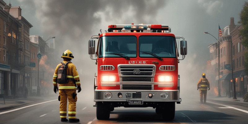 Fire Scene Operations - Primary Responsibilities