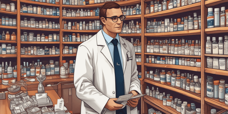 Pharmacy Regulation Quiz