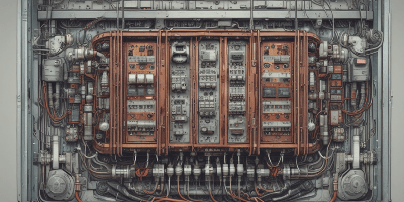 Electrical Systems and Bus Bar Configuration