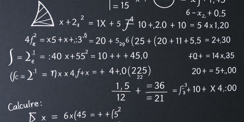 Key Concepts in Mathematics