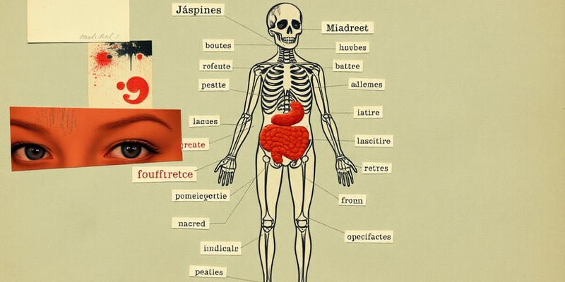 French Body Parts and Common Ailments