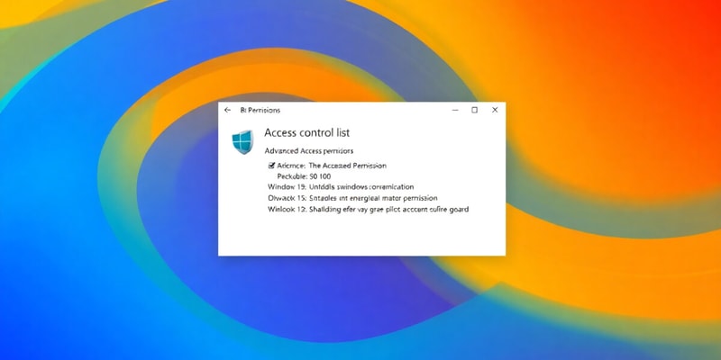 Windows Permissions Architecture Quiz