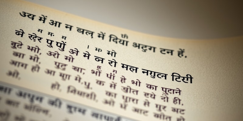 Overview of Sanskrit Language