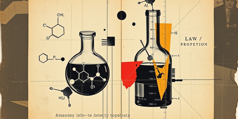 Chemistry Law of Definite Proportions