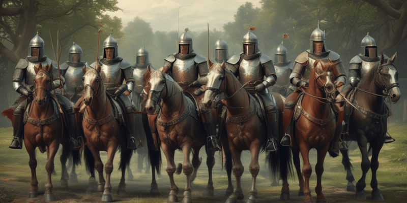 Литовцы и рыцари немецкие в 12 веке