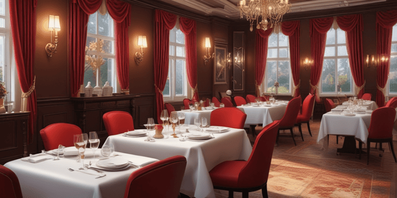Advanced Dining Room Etiquette Summary & Guidelines